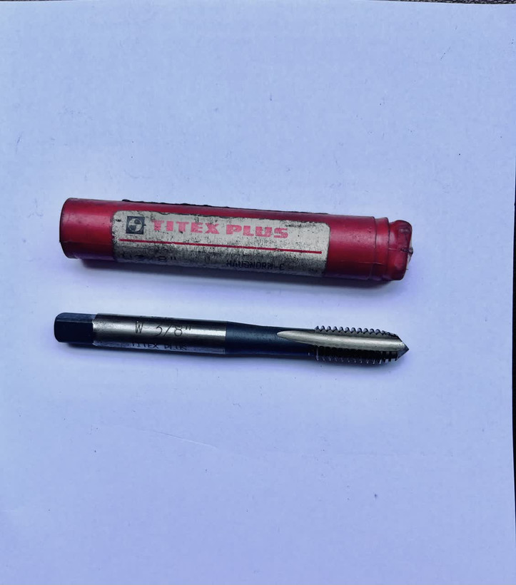 قلاویز دستی HSS_E سایز 3/8 BSW اینچ B 6215 برند TITEX PLUS
